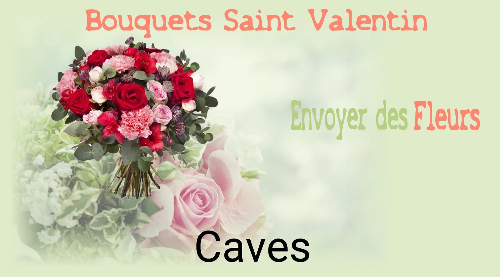 Roses de Saint-Valentin livrées à Caves